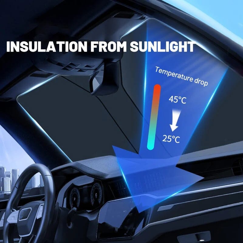 🚗Windshield Sunshade Foldable Sun Shield