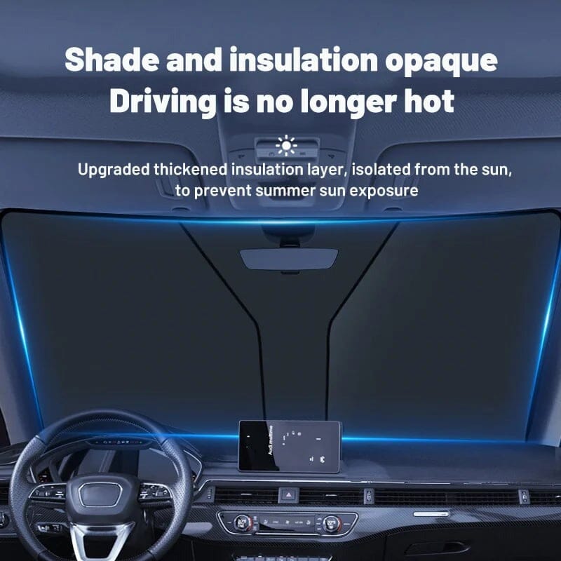 🚗Windshield Sunshade Foldable Sun Shield