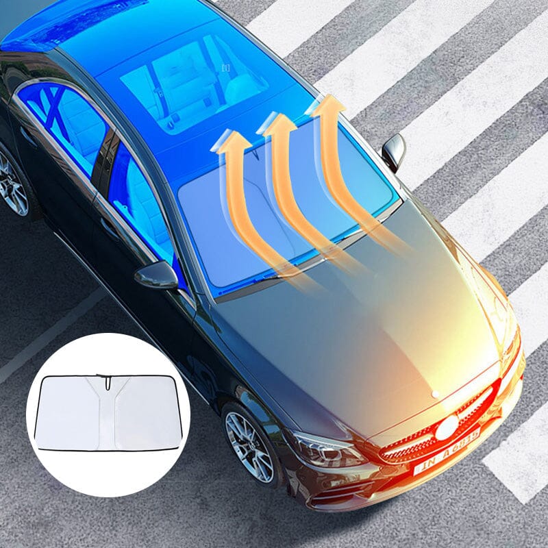 🚗Windshield Sunshade Foldable Sun Shield