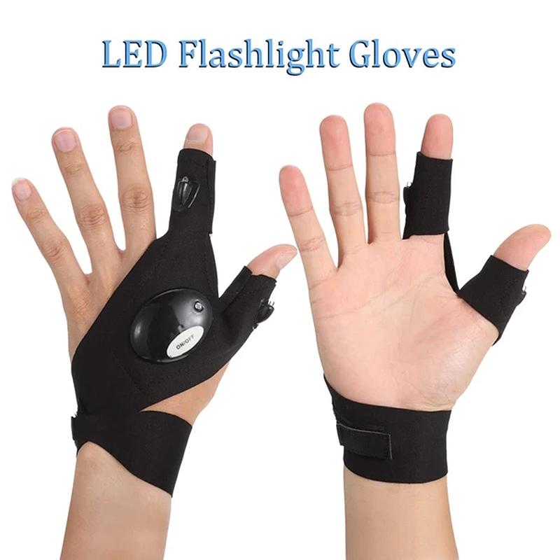 💡LED Gloves with Waterproof Lights💡