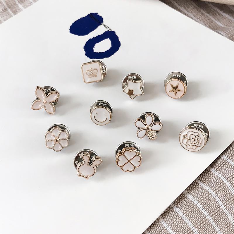 Anti-Exposure Fixed Brooches (10 PCS/Set)