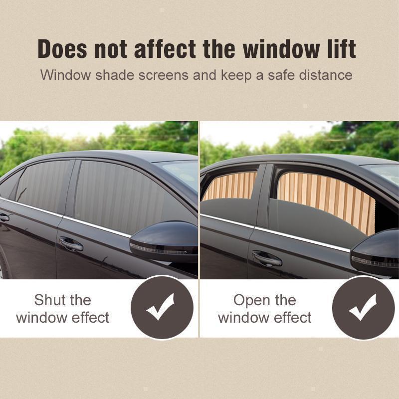 Magnetic Car Sunshade Curtains (2/4 PCs)