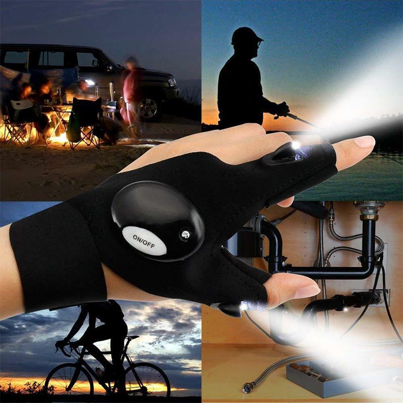 💡LED Gloves with Waterproof Lights💡