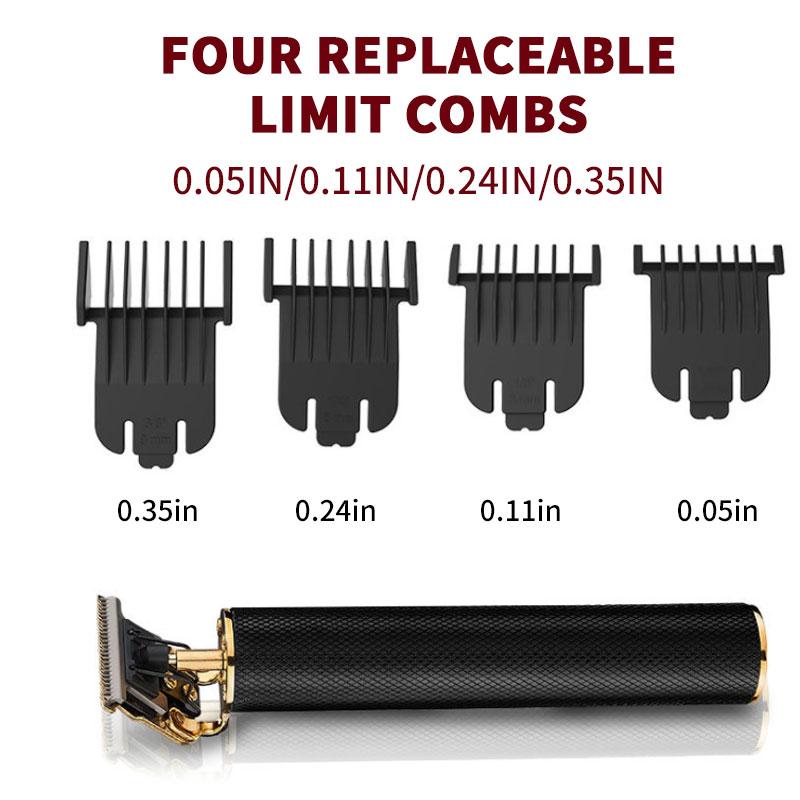 💇Cordless Zero Gapped Trimmer Men Hair Clipper💇‍♂️