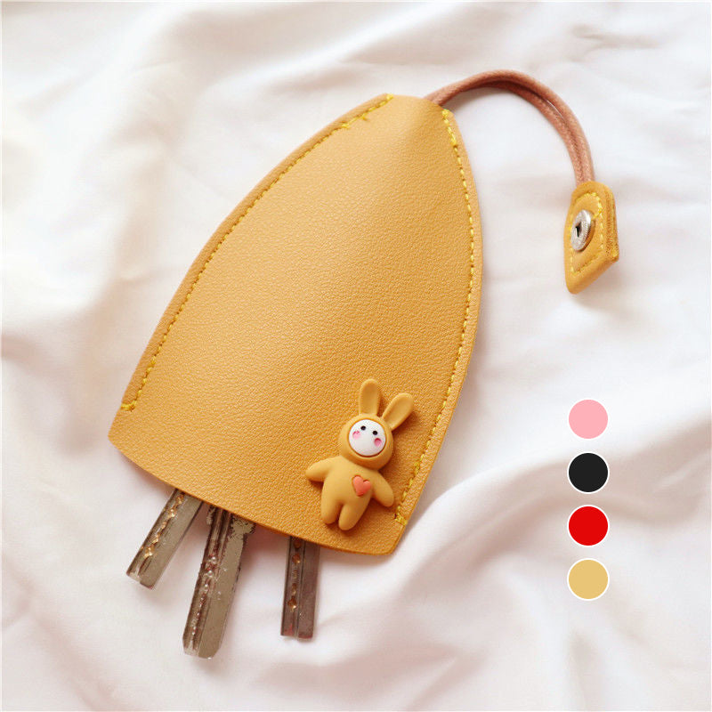 💥Cute PU Leather Car Key Case Cover💥