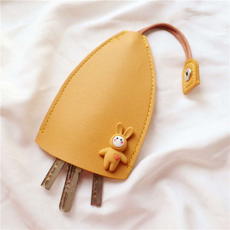 💥Cute PU Leather Car Key Case Cover💥
