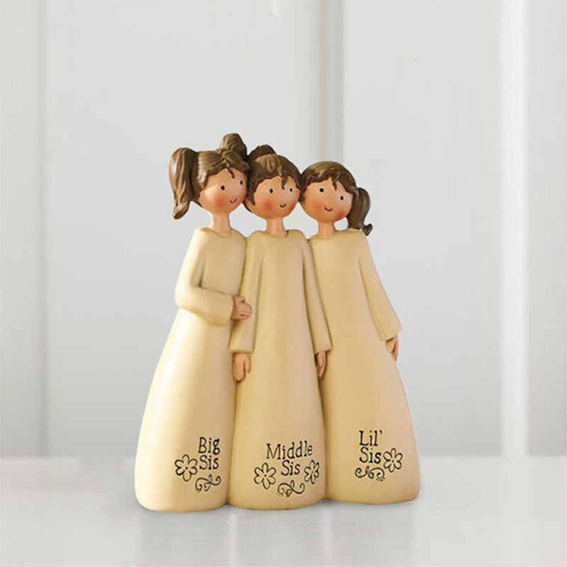 Hand Carving Art Sculpture -👩‍❤️‍👩Celebrating Friendship Gift🎁