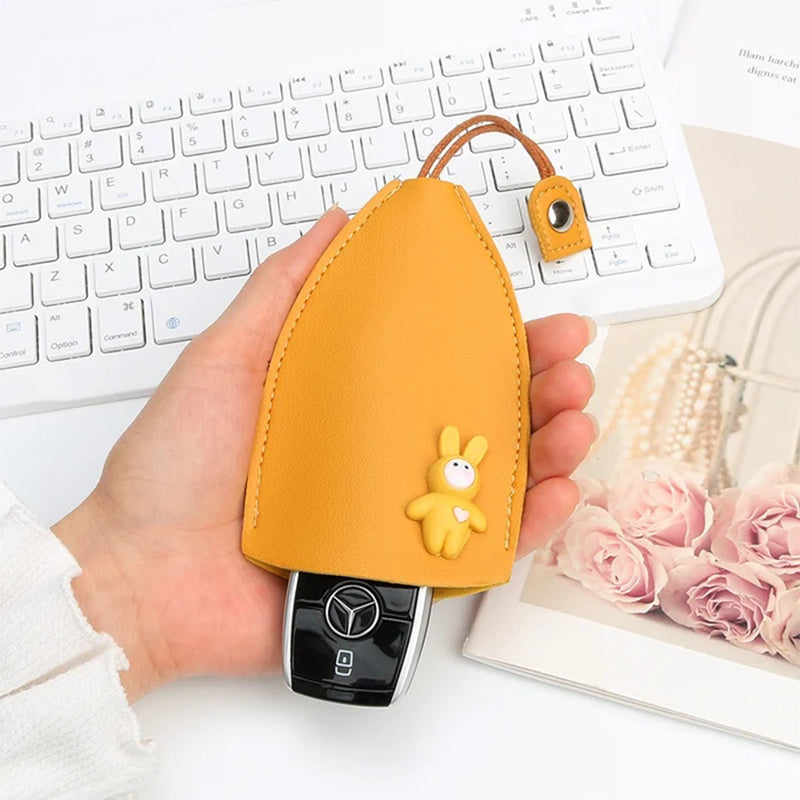 💥Cute PU Leather Car Key Case Cover💥