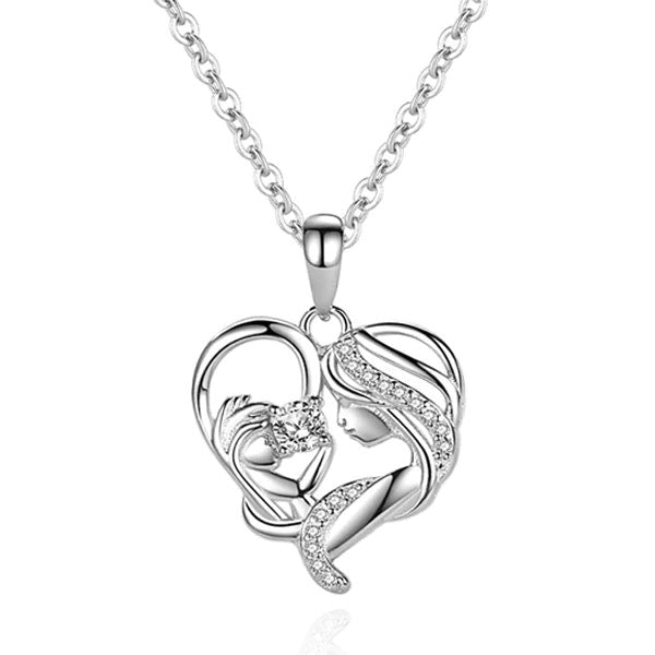 Mother's Love - In Her Arms Necklace