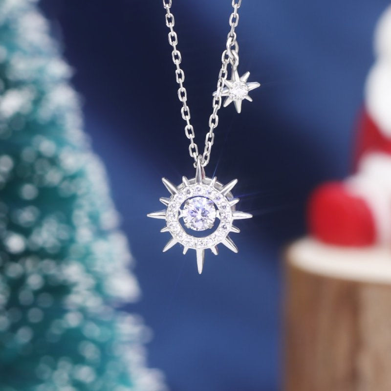 Sterling Silver Sun Will Rise Necklace