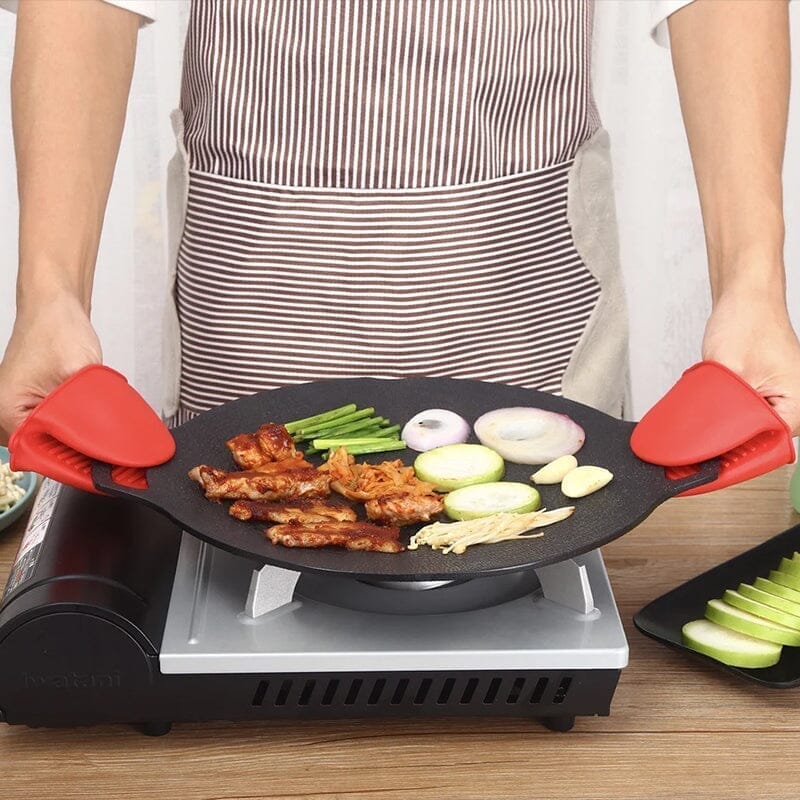 Non-stick Round Baking Pan BBQ Griddle