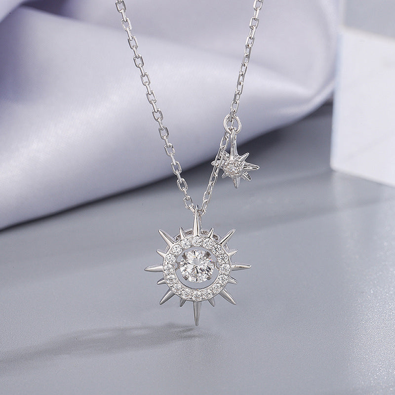 Sterling Silver Sun Will Rise Necklace