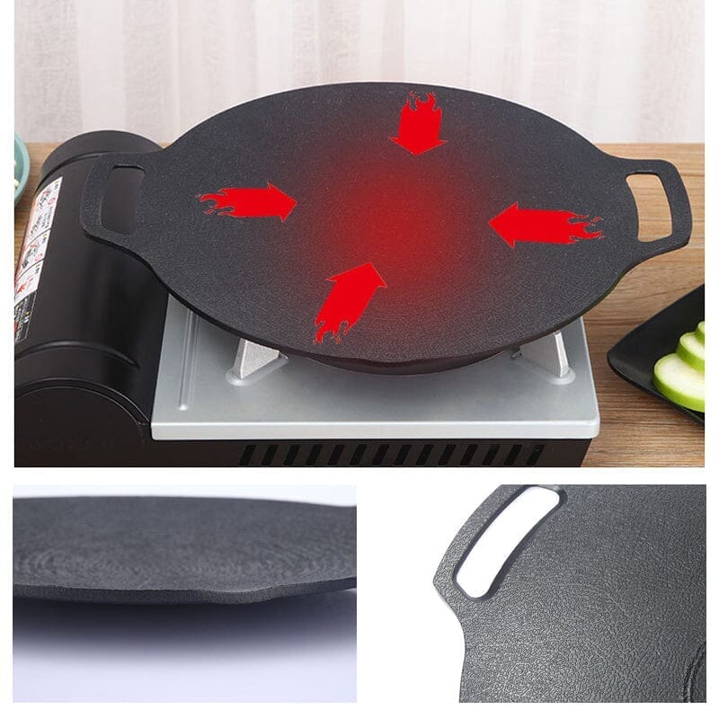 Non-stick Round Baking Pan BBQ Griddle