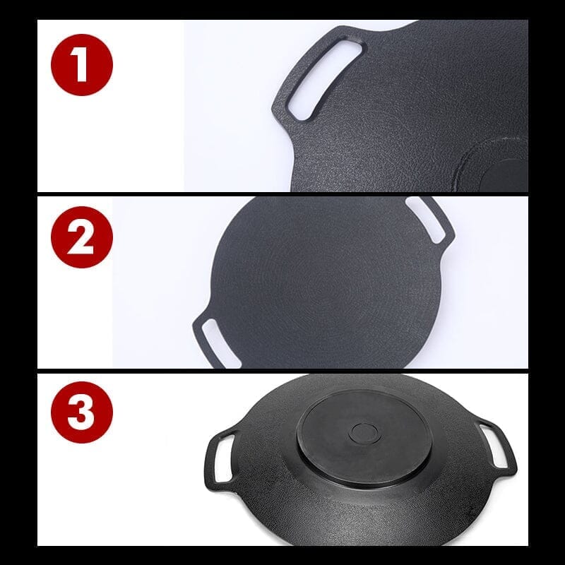 Non-stick Round Baking Pan BBQ Griddle