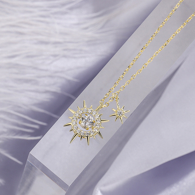 Sterling Silver Sun Will Rise Necklace