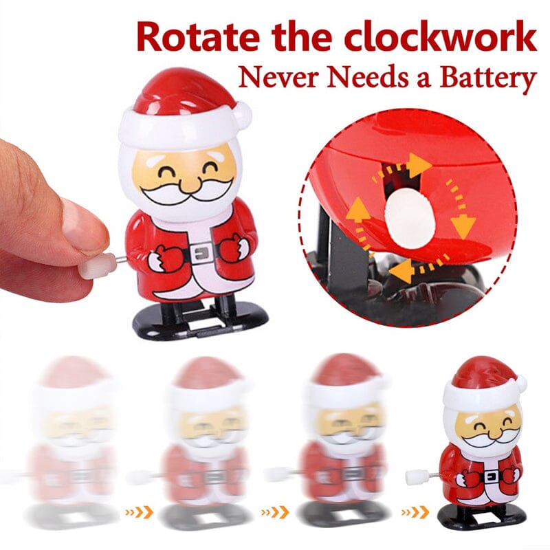 🎅Christmas Wind Up Toys, Stocking Stuffers Assorted Jumping Walking Clockwork Toys