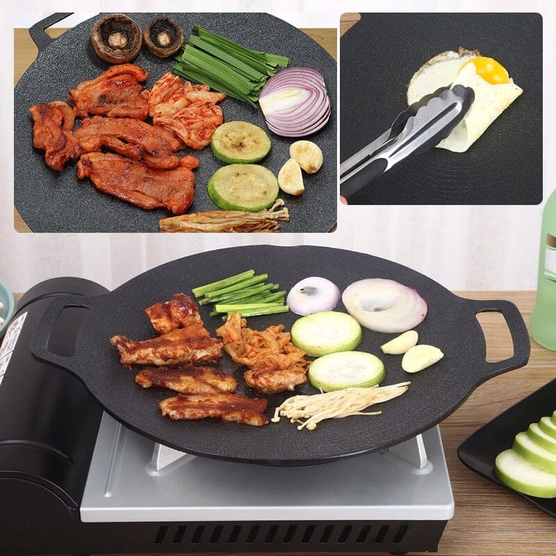 Non-stick Round Baking Pan BBQ Griddle