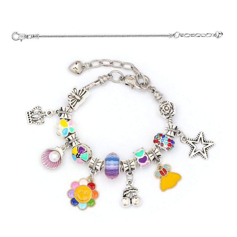 63pcs DIY Crystal Bracelet Set For Girls Christmas Gifts