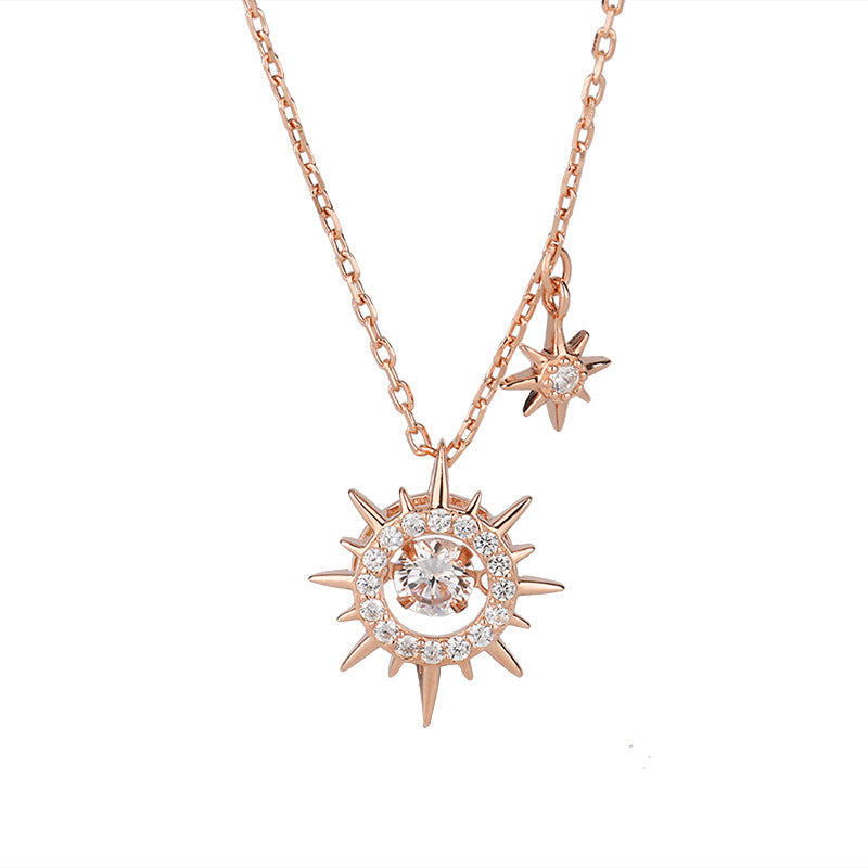 Sterling Silver Sun Will Rise Necklace