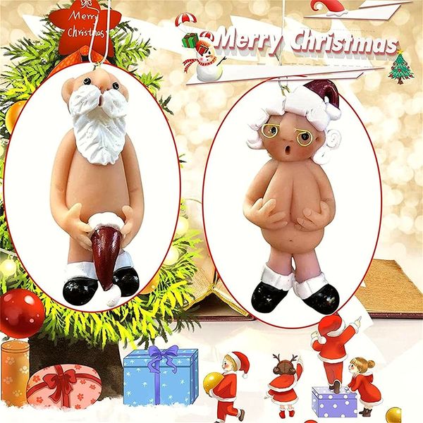 🎄Santa Claus Pendant Resin Christmas Tree Hanging Decoration