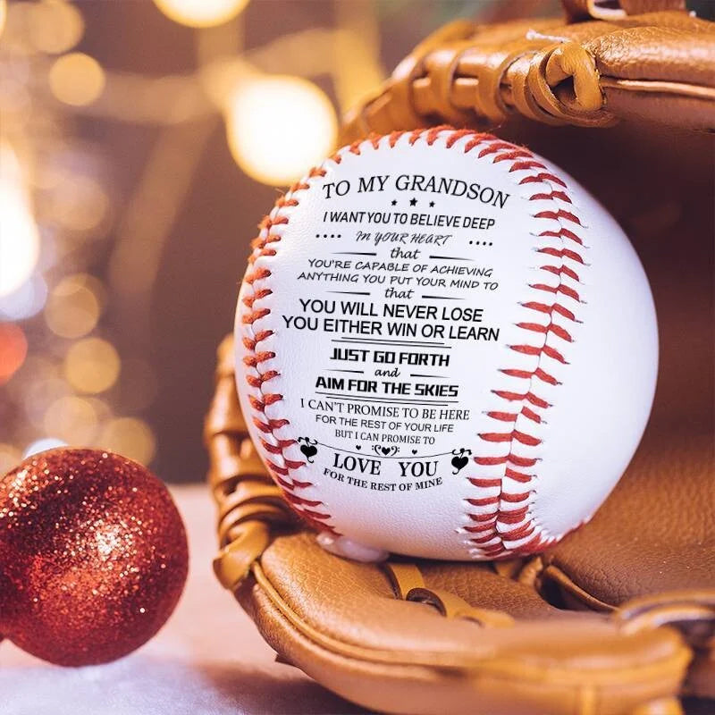 Best Gift🎁To My Grandson - You Will Never Lose - Baseball