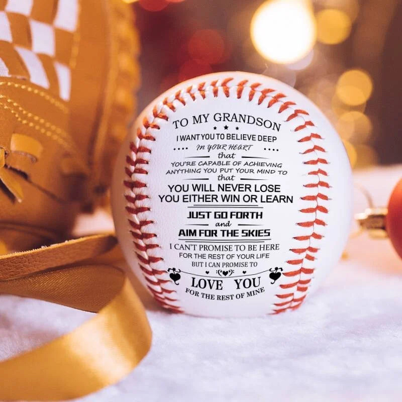 Best Gift🎁To My Grandson - You Will Never Lose - Baseball