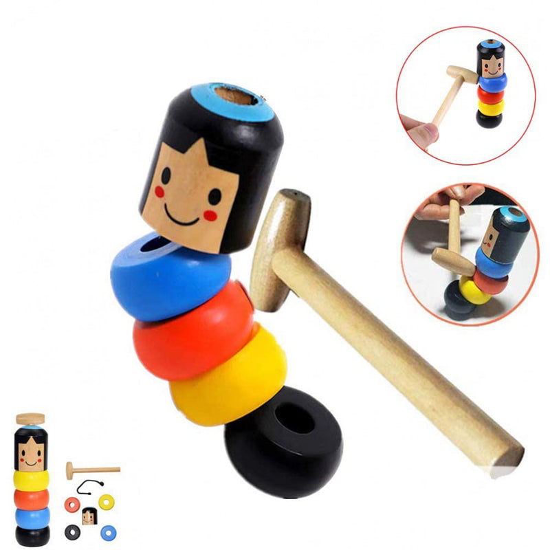 Unbreakable wooden Man Magic Toy