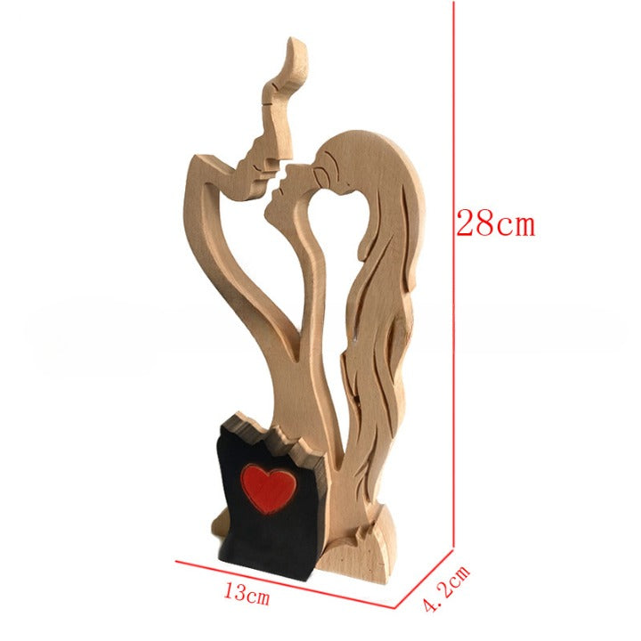 👩‍❤️‍👨Love Eternal Wooden Decoration Ornaments