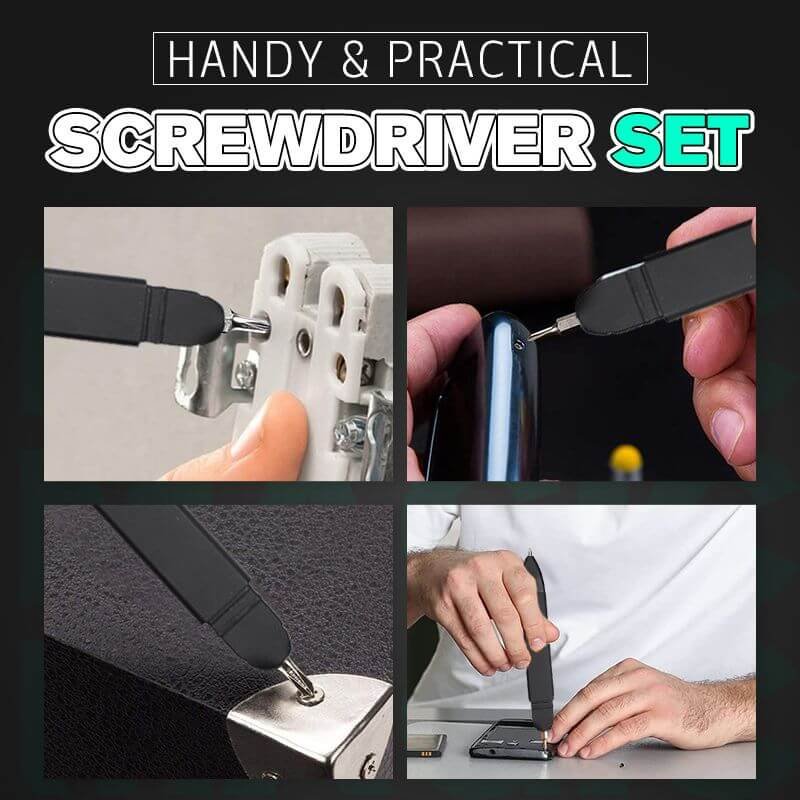 Pen-Shaped Phone Holder with Screwdriver Sets