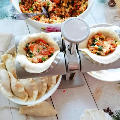 🥟Household Double Head Automatic Dumpling Maker Mould🧑‍🍳Good helper in the kitchen