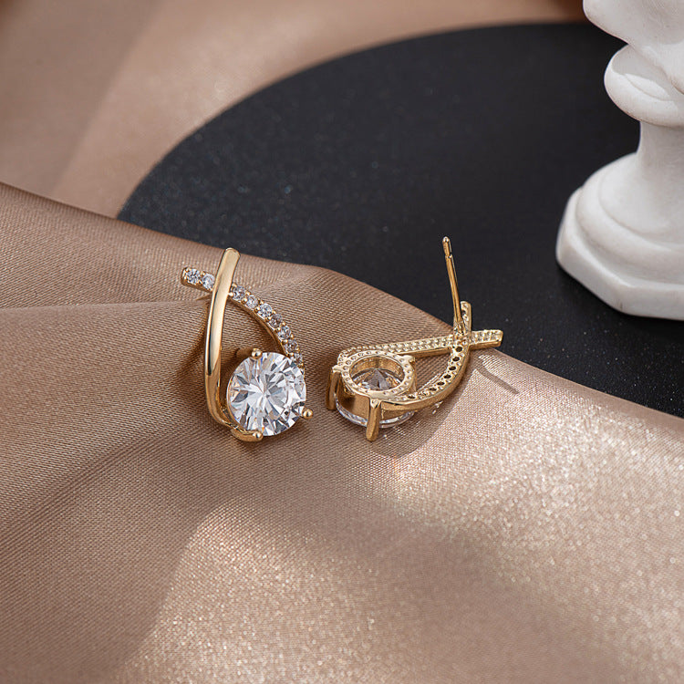 Mermaid Tail Stud Earrings