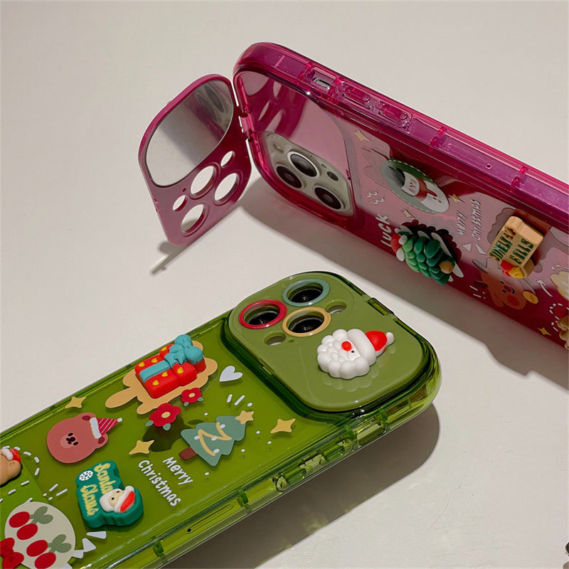 Christmas Tree Pendant For iPhone Cover with Mirror