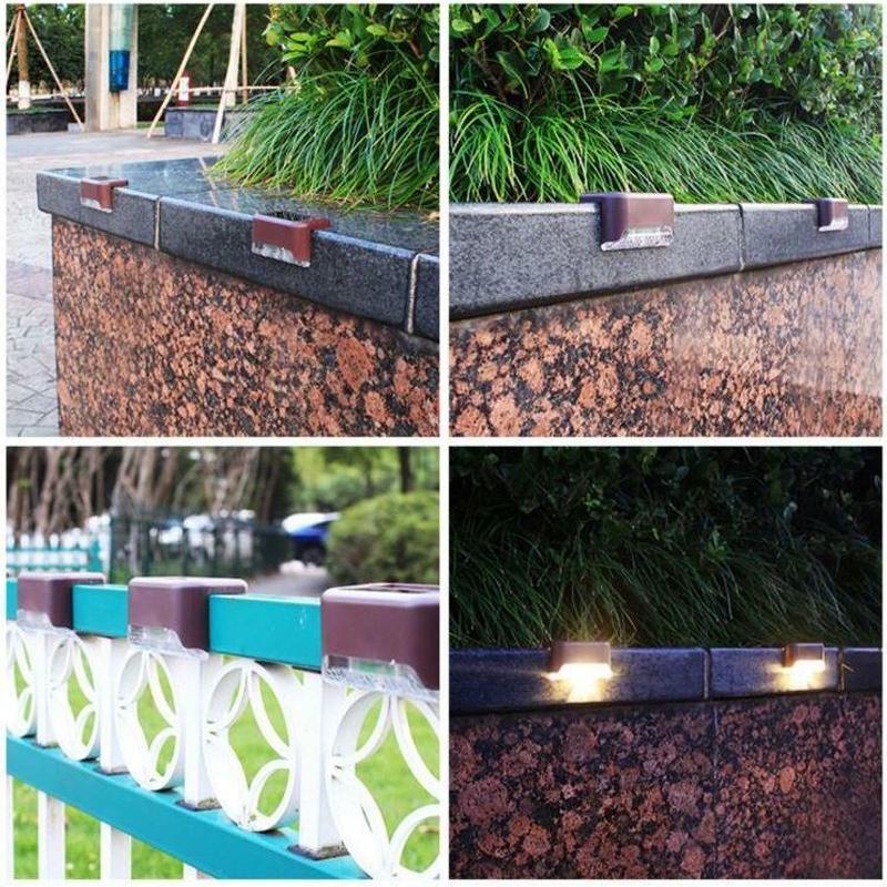 Outdoor Waterproof Stair Solar Lights (4 PCS)