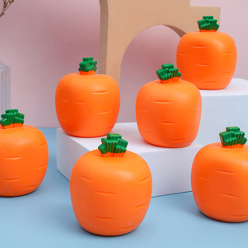 Squishes Carrot Rabbit Fidget Toys, Squeeze Toy Carrot Doll