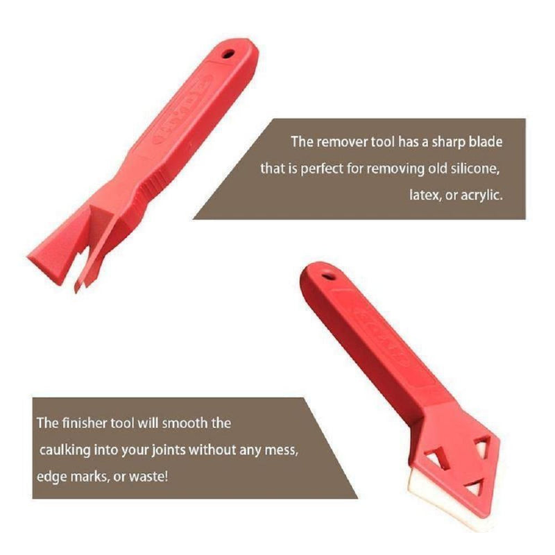 3 IN 1 SILICONE CAULKING TOOLS（STAINLESS STEELHEAD）