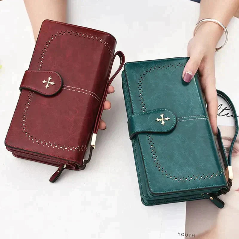 Women's Multifunction Wallet Zipper Handbag