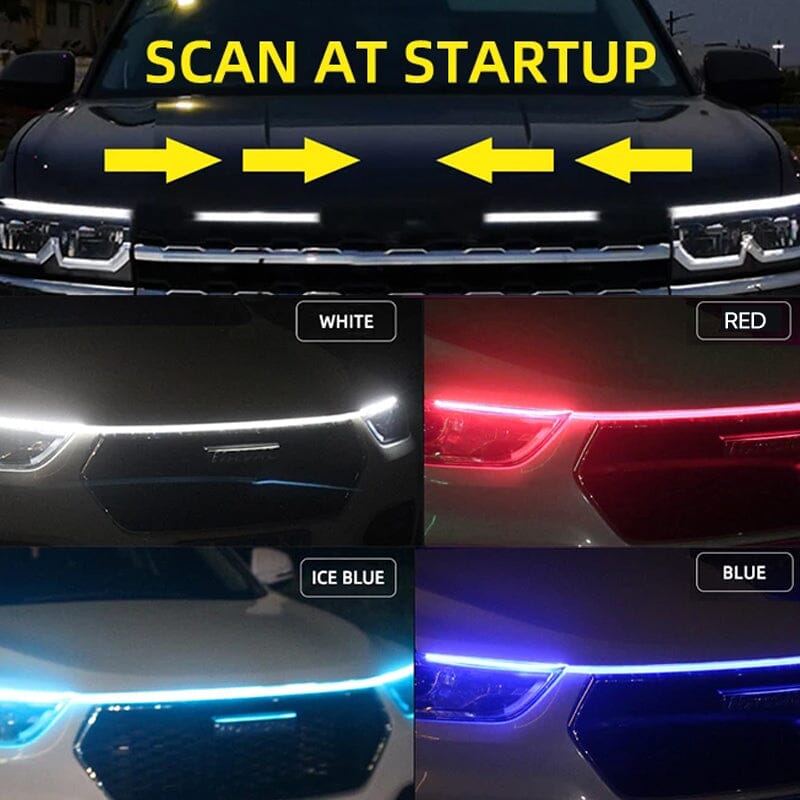 Flexible Car Hood LED Strip Lights