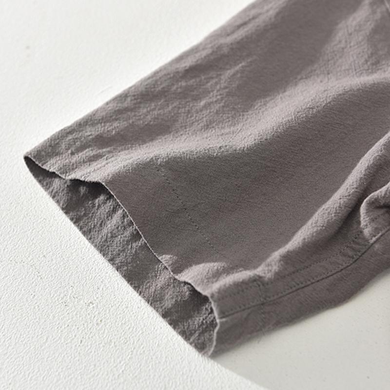 Provence Linen Solid Color Shirt for Men