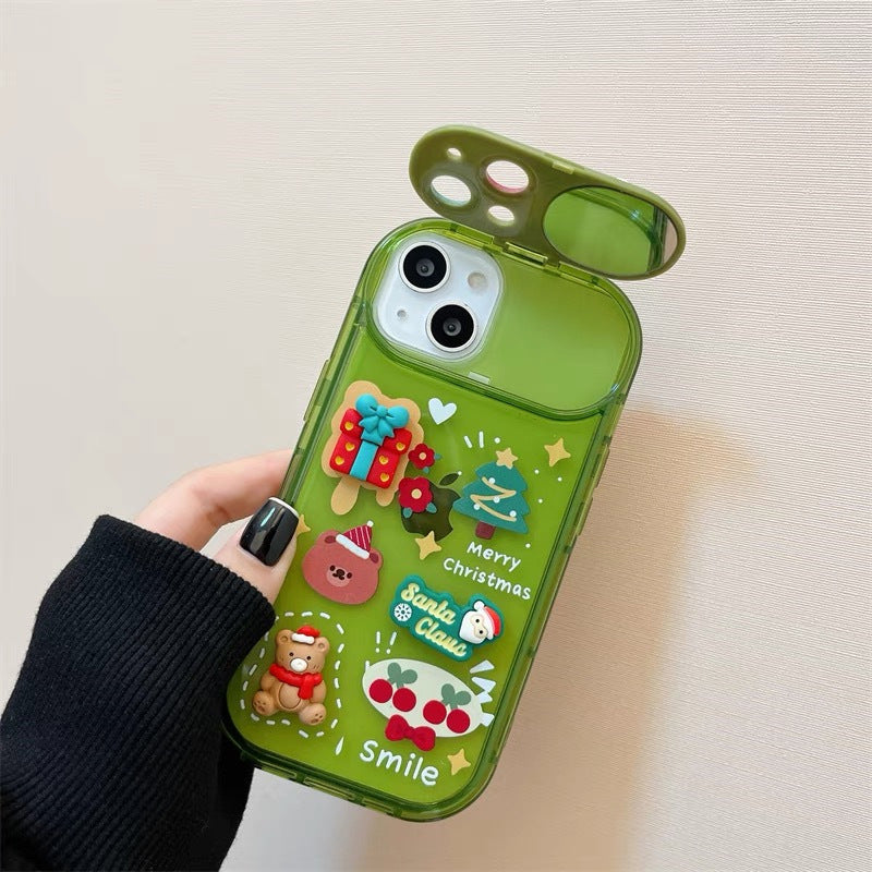 Christmas Tree Pendant For iPhone Cover with Mirror