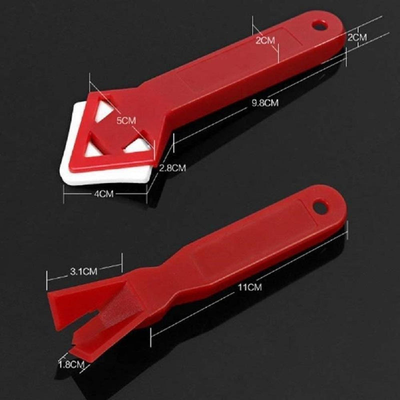 3 IN 1 SILICONE CAULKING TOOLS（STAINLESS STEELHEAD）