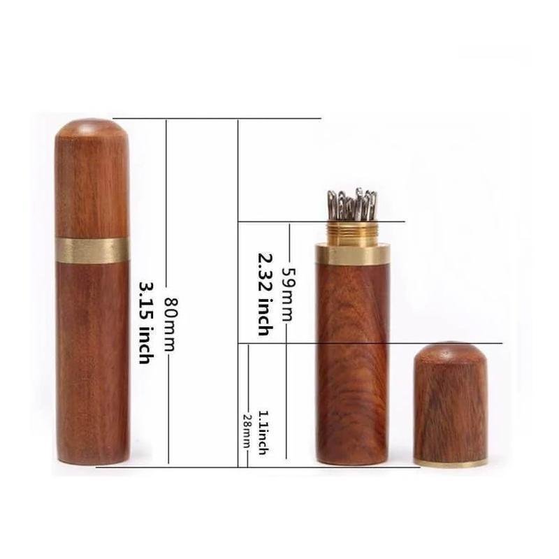 Self-threading Sewing Needles