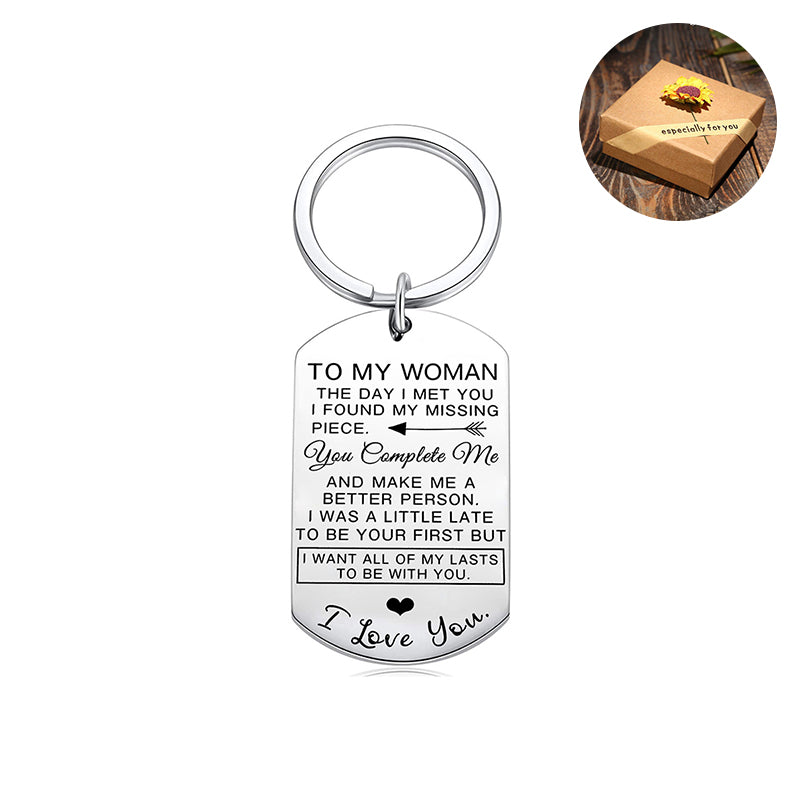 I Want All of My Lasts To Be With You Couple Keychain - 💖Valentine’s Gifts