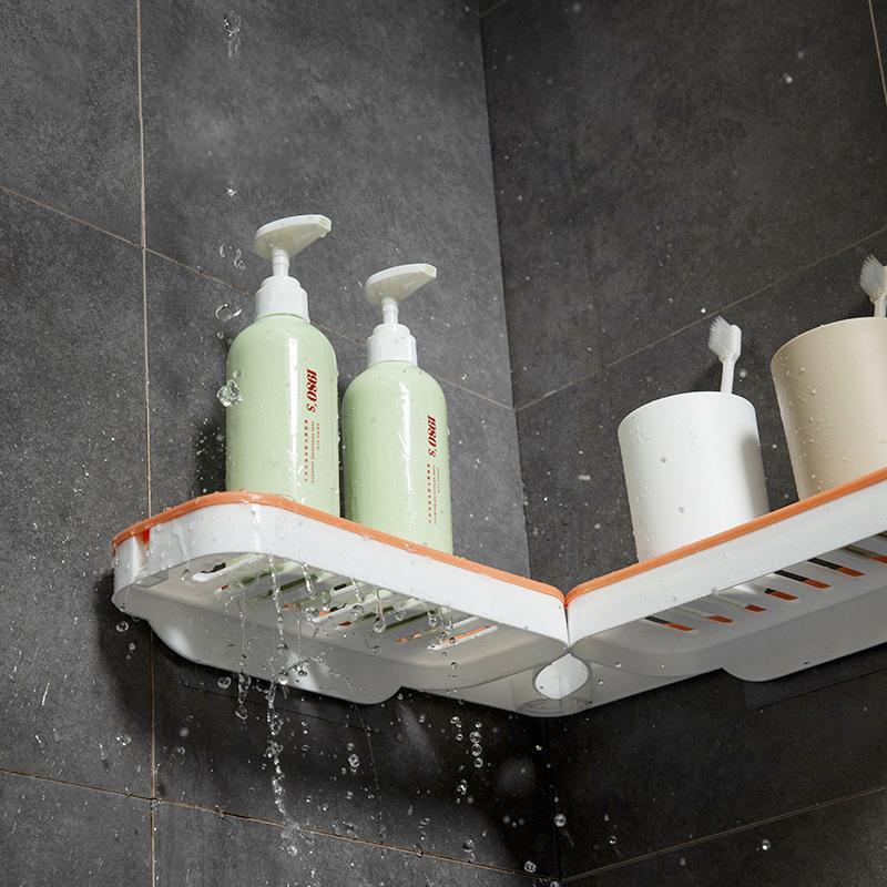 ✨Hot Sale✨Bathroom 180° Rotatable Corner Punch-Free Rack