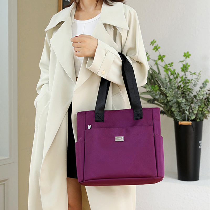 Lightweight Nylon Tote Bag Waterproof Shoulder Bag for Women