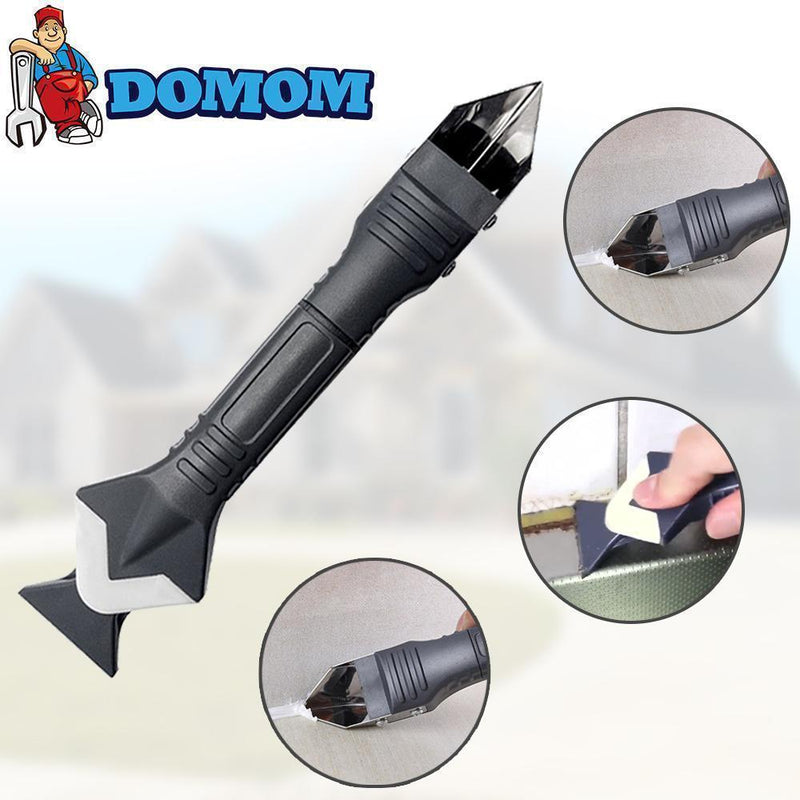 3 IN 1 SILICONE CAULKING TOOLS（STAINLESS STEELHEAD）