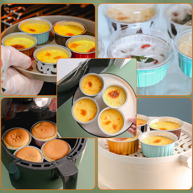 Reusable Round Aluminum Foil Tin Cups