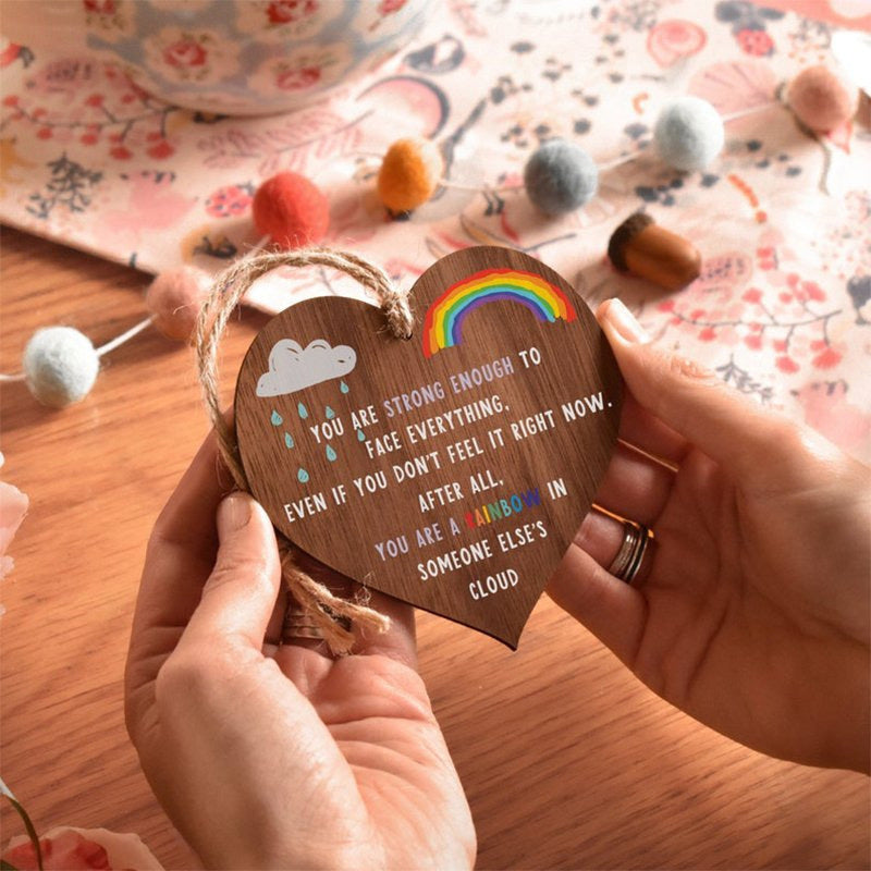 Wooden Heart Plaque Gift Exquisite Love Heart Craftsmanship