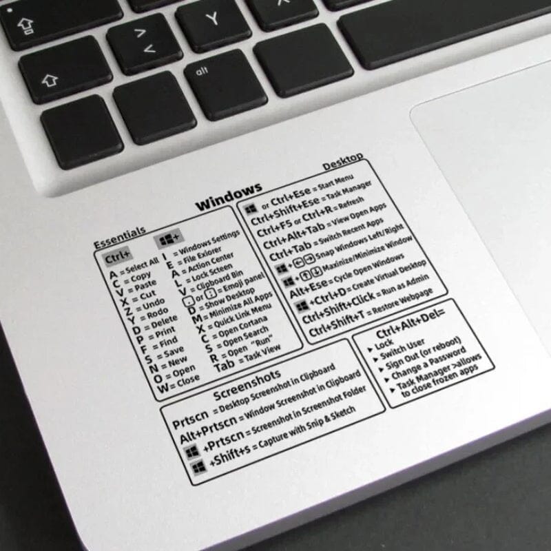 💥Keyboard Shortcut Stickers💥