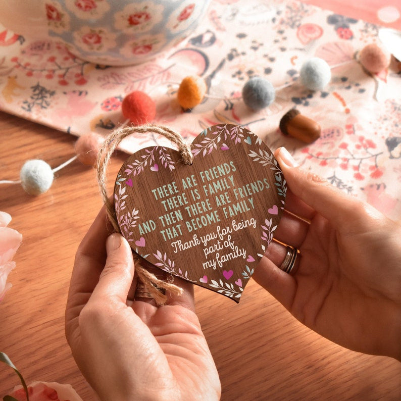 Wooden Heart Plaque Gift Exquisite Love Heart Craftsmanship