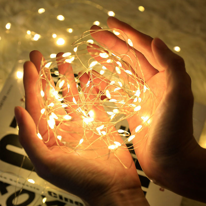 USB Remote Control Copper Wire Light String for Holiday Decoration
